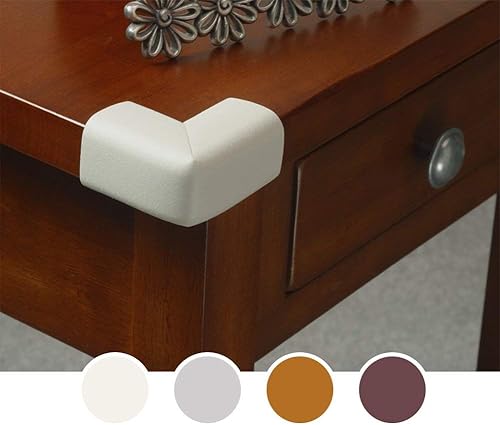 Miniatura 3 de MStore's Protector extra grueso de alta densidad para muebles de mesapared de borde de espuma para bebé, incluye 4 cojines de esquina más 6.6 ft