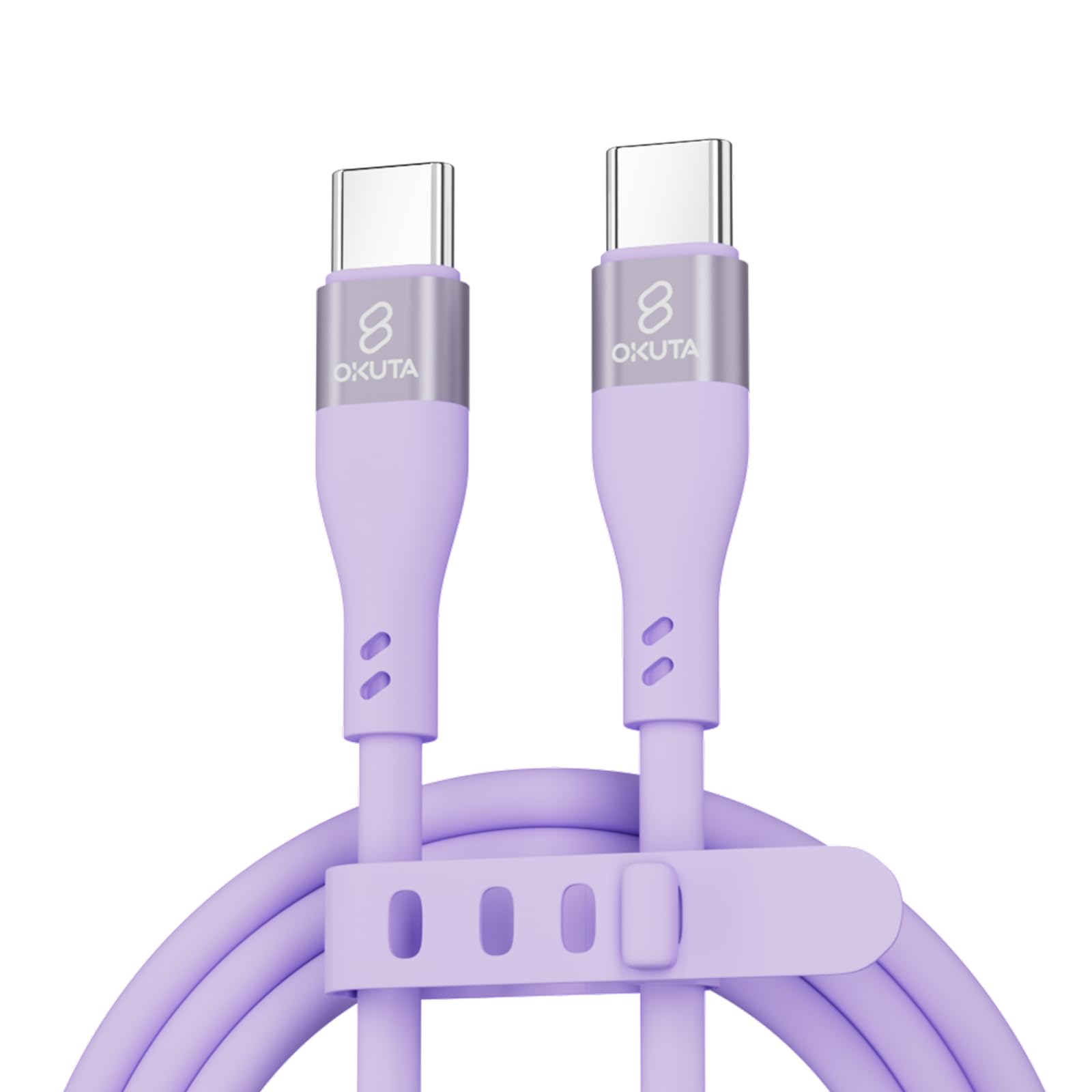 Amazon.co.jp: USB-C & USB-C ケーブル 絡まないケーブル 65W 結束 