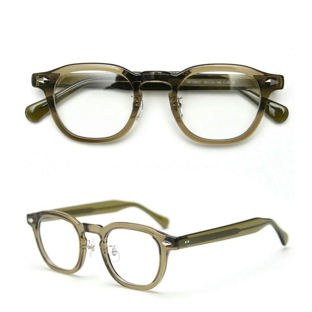 JJDFW retro owalne oprawki do okularów przezroczyste soczewki męskie oprawki okulary damskie okulary
