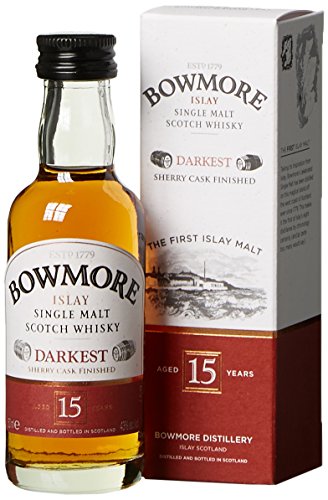 Bowmore 15 Jahre Darkest mit Geschenkverpackung Whisky (1 x 0.05 l) Cover