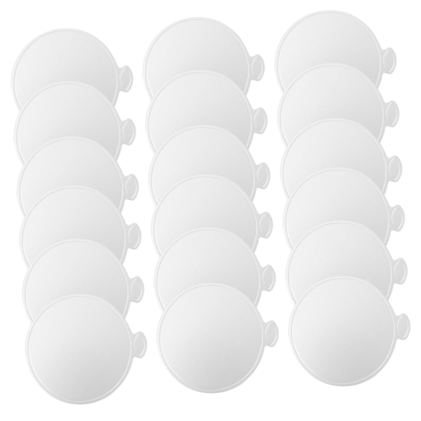 Alipis Elegant Silver Cake Liners 100pcs Paper Cake Boards Baking Supplies for Occasion