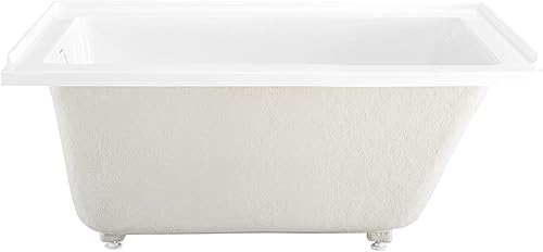 Miniatura 88 de Swiss Madison Well Made Forever SM-DB561 Voltaire - Bañera acrílica de drenaje para zurdos de 48 x 32 pulgadas, 48 x 32 pulgadas, color blanco