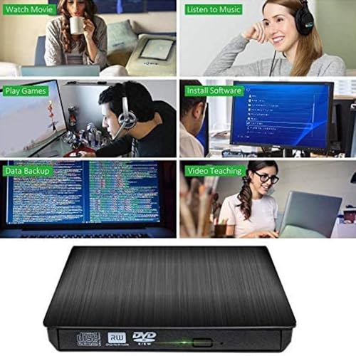 Lectora externa USB3.0 CD/DVD portátil miniatura 4