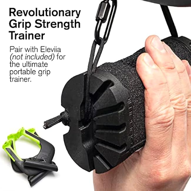 Duonamic PowrHolds Grip Strength Trainer | Portable Finger Training Tool for Climbers | Compact, Safe & Travel-Friendly | Pairs with Eleviia Doorway Pull Up Bar | Train at Home, Gym, or Outdoors