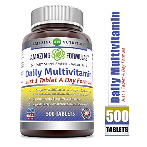 Amazing formulas daily multivitamin tablets(non-gmo,gluten free)j…