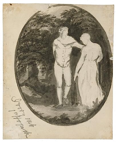 Tableau un couple dans un paysage boisé Edward Leaars Toile 60x90cm