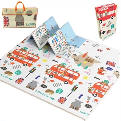 Tapete Infantil Tatame de Atividades Educativo Emborrachado Dupla...