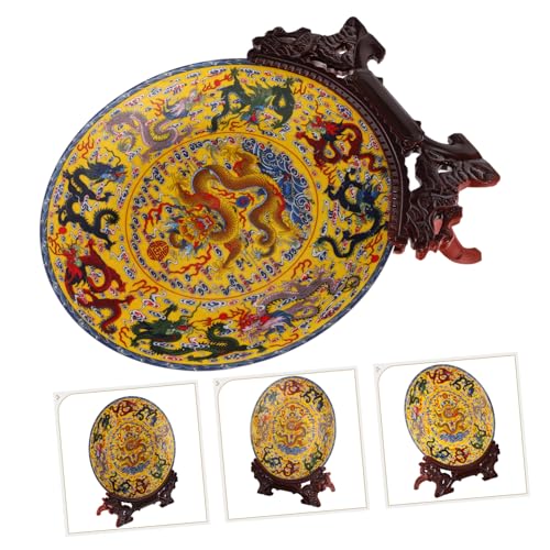 Plato de cerámica con diseño elegante TOPBATHY artesanal 5