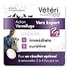 Vétérimed Vermifugo Veterinario per Cani - Compresse vermifughe Naturali e appetitose per l'igiene intestinale dei Cani - Prodotto in Francia - 15 compresse