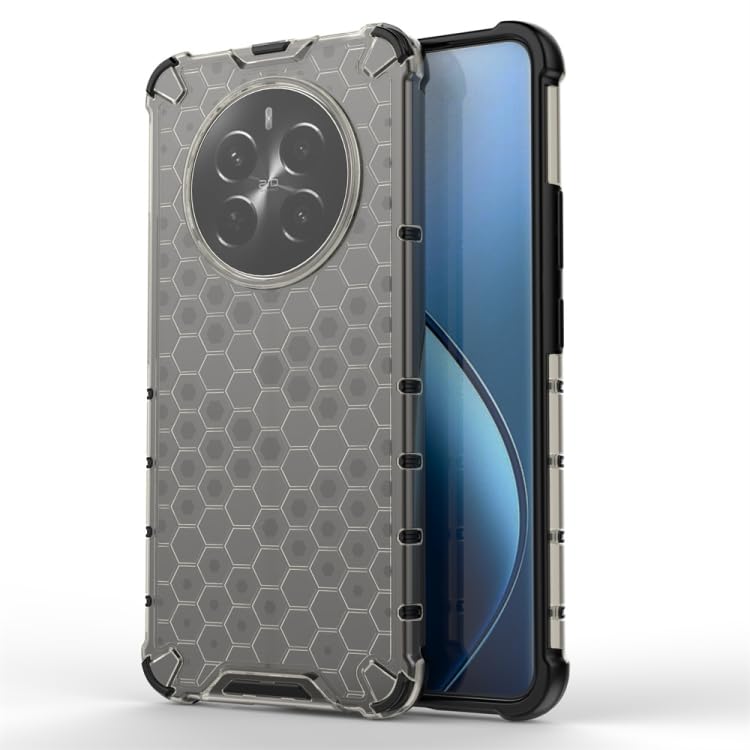 A Accessories kart Polycarbonate || Honeycomb || Edge to Edge Boom || Hard Case || Transparent || Shockproof || Camera Protection Back Case Cover for Realme 12 pro Plus - Black (B0D1NDZWCW) Amazon Price History, Amazon Price Tracker