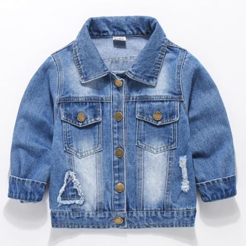 Toddler Kid Boys' Denim Jacket Long Sleeve Button Down Jeans Jacket Autumn Spring Casual Outerwear Cowboy Clothing2