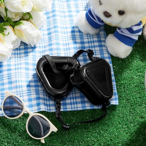 KyneLit Hunde-Gehörschutz für Feuerwerk und Lärmschutz, ideal für mittelgroße und große Hunde, Schwarz