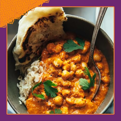 Image of Patak's Butter Chickpeas & Veggies - Vegetarian Ready to Eat Meal - Mild Indian Curry w /Chickpeas, Spinach & Veggies - Microwave Meal for Quick Dinners - Serve with Rice or Naan - 10.5oz (Pack of 6)