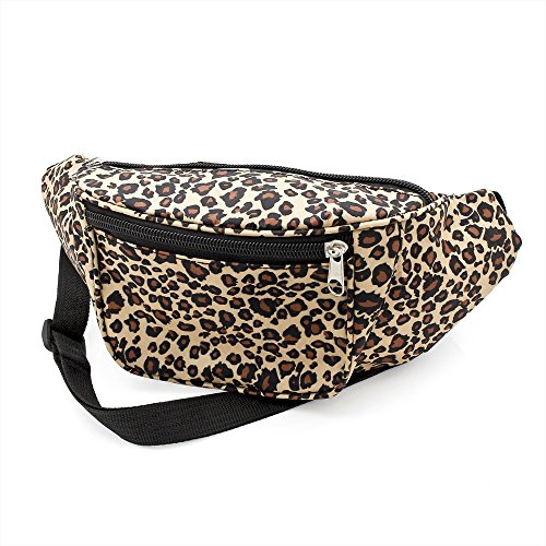 Allsorts® Brown Leopard Print Bum Bag / Fanny Pack - Festivals /Club Wear/ Holiday Wear