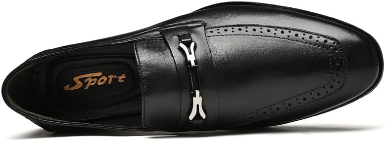 MWX Men's Dress Shoes Formal Business Oxford Classic Pull on Wingtip Casual Shoes - Image 4