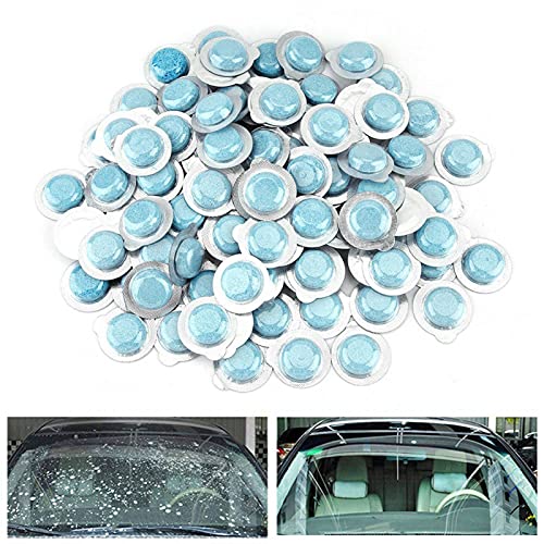 Akozon Autoruitenreiniger, Autoruitenwisser Reinigingsring Massief Glas Water Bruistablet voor in de Auto(100st) - Image 8