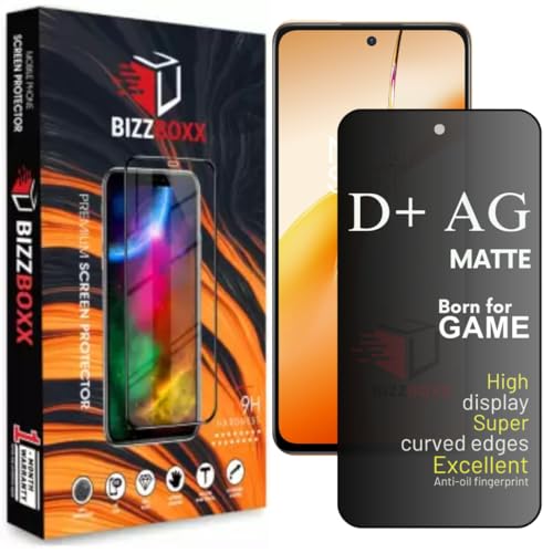Image of Compatible With OnePlus Nord CE4 Lite 5G D+ AG Matte Tempered Glass Screen Guard Protector Anti-Fingerprint Gaming Special With Camera Cut - Pack of 1