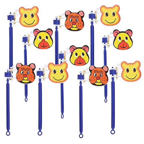 Yardwe 10piezas Juguetes De Mano con Música Diseño De Dibujos Animados Coloridos Juguetes Ruidosos para Niño Niña Accesorios De Fiesta para Animar Celebraciones