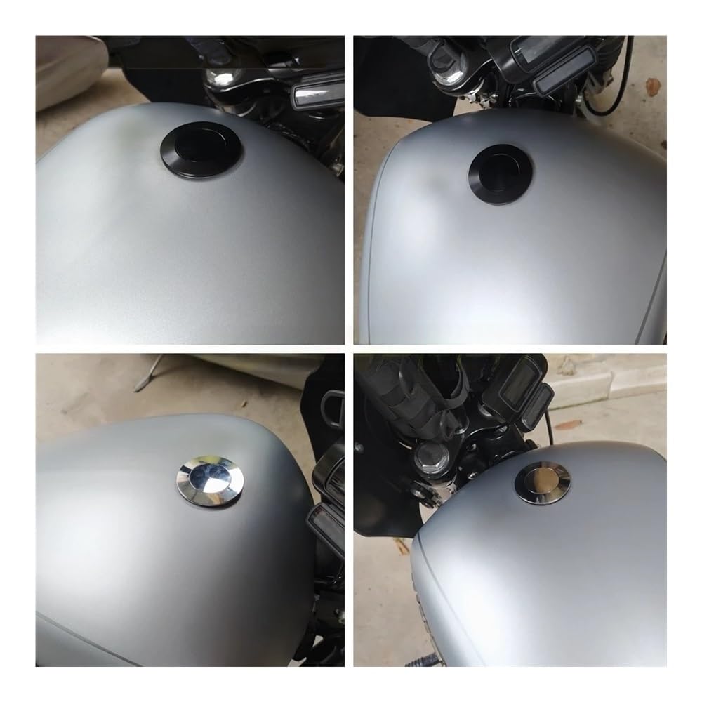 Serbatoio carburante Tappo motocicletta Tappo Serbatoio Carburante A Scomparsa Con Sfiato Per Softail Per M8 Per Deluxe Per FatBoy Heritage Classic, Sport Glide, Low Rider Slim Dal 18 In Poi