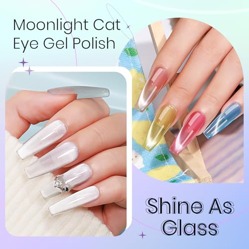 Esmalte de uñas Gel Cat Eye 12 colores efecto galaxia miniatura 3