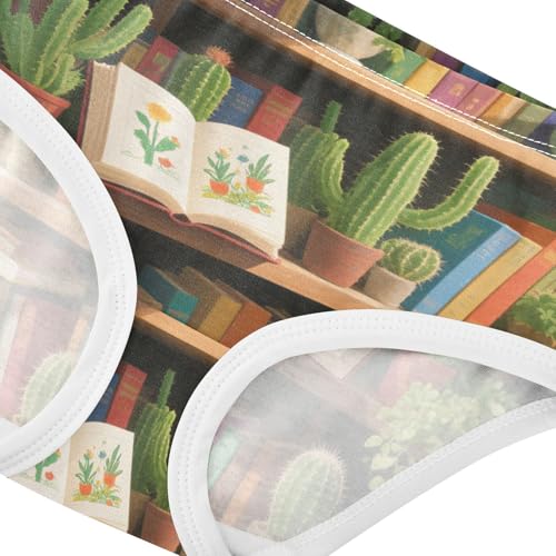 GuoChe Briefs Panties Organic Underpants for Toddler Girls in Sizes 2T,3T, 4T, 5T, 6Y and 8Y4