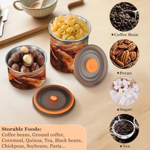 Contenedor Hermético de Acero Inoxidable para Café 17oz miniatura 6