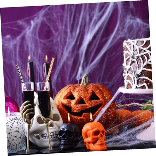 SHERCHPRY 100 pitillos de papel para Halloween miniatura 6