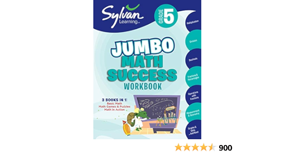 5th Grade Jumbo Math Success Workbook: 3 Books in 1--Basic ...