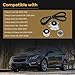 BHB Engine Timing Belt Kit Tensioner with Water Pump Compatible with Chevy Cruze Sonic Aveo Aveo5 2009-2018 Pontiac G3 2009-2010 Saturn Astra 2007-2008 1.6L 1.8L Replaces TCKWP338