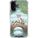 Skinit Clear Phone Case Compatible with iPhone 16 - Officially Licensed Disney Winnie The Pooh All Characters Design