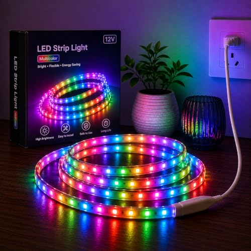 3 Meter LED Strip Light with Connector | Flexible Decorative LED ...