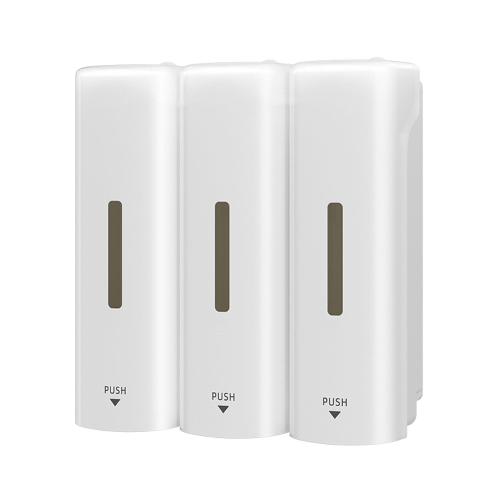 YWBL-WH Distributore di Sapone Manuale a 3 Camere, capacità 350ml (WHITE)