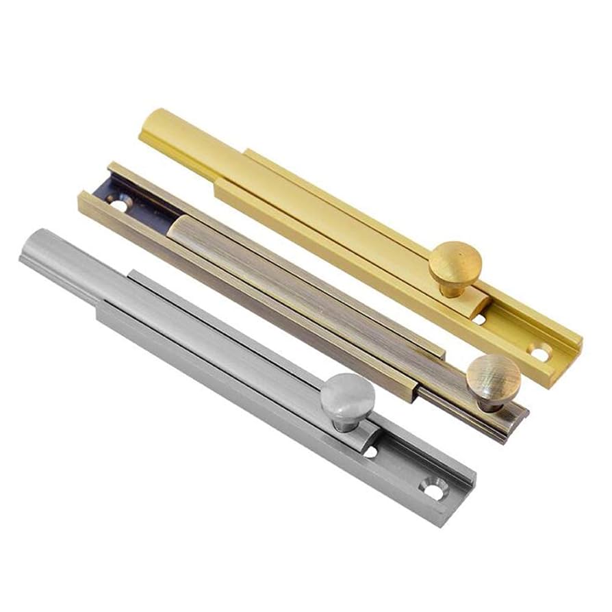 Amazon.co.jp: ロックラッチ、スライドボルト、ドアロックボルト