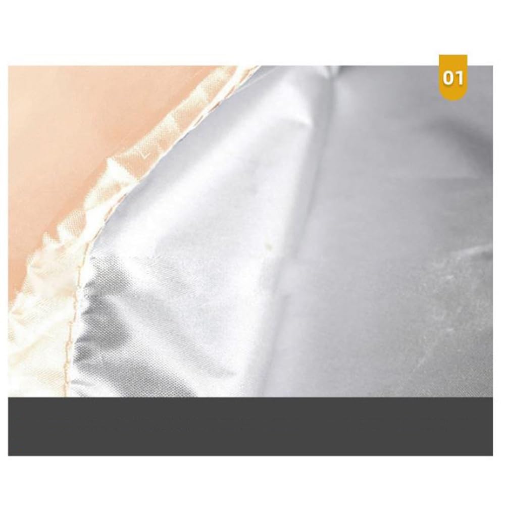 Baldacchino di ricambio impermeabile per dondolo da giardino a 3 posti, resistente ai raggi UV, 142 x 120 cm