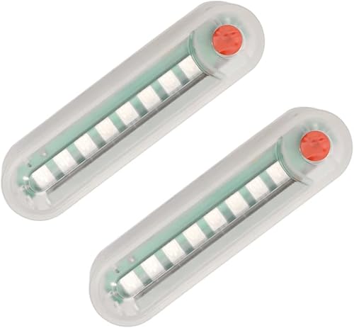 Miniatura 2 de Aolyty Luces de advertencia solares, luz LED intermitente solar impermeable, paquete de 2 luces estroboscópicas solares para camiones, vehículos,