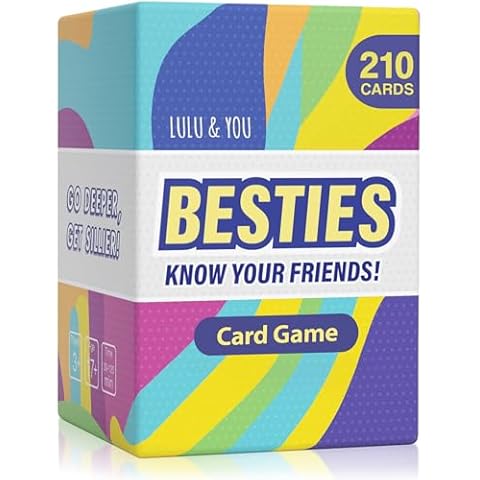 Lulu & You Besties - The Friendship Game - Fun Party Game for Adults and Teens - Conversation Cards to Get to Know Each Other Better Cover