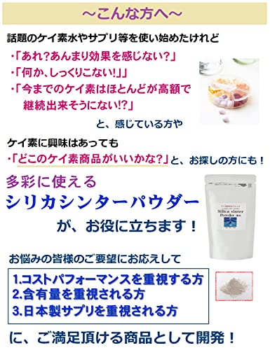 シリカシンターパウダー シリカ粉末 100g