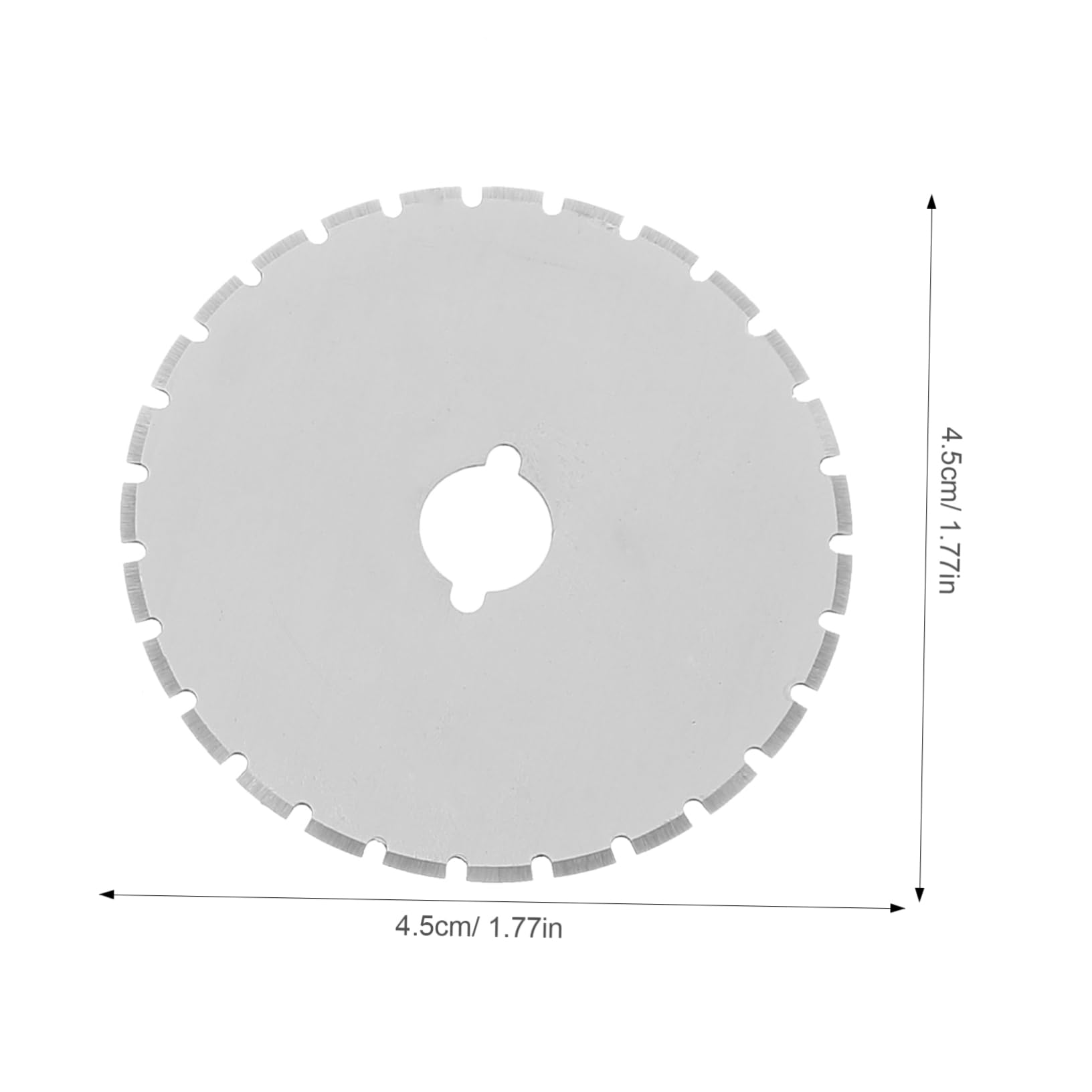 BEBEMOKO Rotary Cutter Replacement Blades 10pcs 45mm Fabric Scissors for Quilting Sewing Scrapbooking Steel Blades