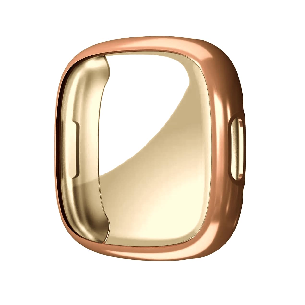 YODI Soft Screen Protector Case Compatible with Fitbit Versa 4 / Sense 2, TPU Protective Screen Cover Saver Bumper Accessories for Fitbit Versa 4, Sense 2 Smartwatch for Men and Women (GOLD)-image-30