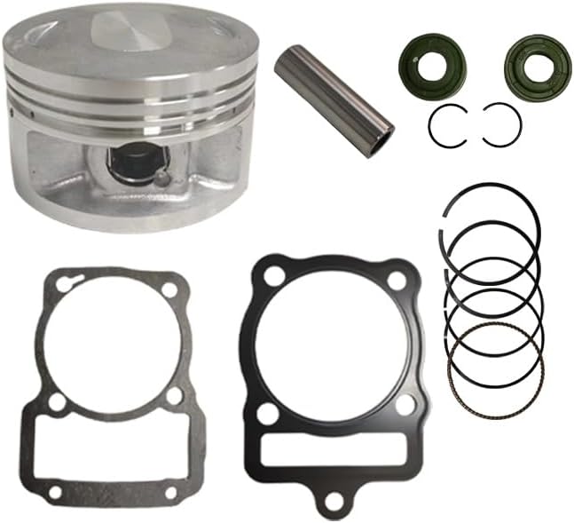 Tool accessories Engine Parts Cylinder gasket Piston Ring Set, Bore Size 72.5mm Piston Ring Kit Replacement Fit for Compatible with Zongshen CG250 CG300 350cc