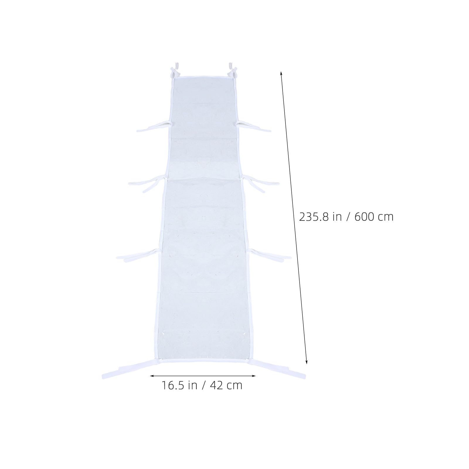 Gouttière pour auvent de tente : Gouttière étanche de 6 m x 42 cm pour tentes pliantes - Installation facile, étanche, drainage des eaux pluviales avec sangles