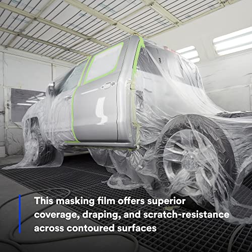 Image of 3M High Temperature Paint Masking Film 7300, Adhesive-Free, Heavy-Duty, Translucent Color, 3.4 mil, 12 in x 1500 ft, 3 /Case