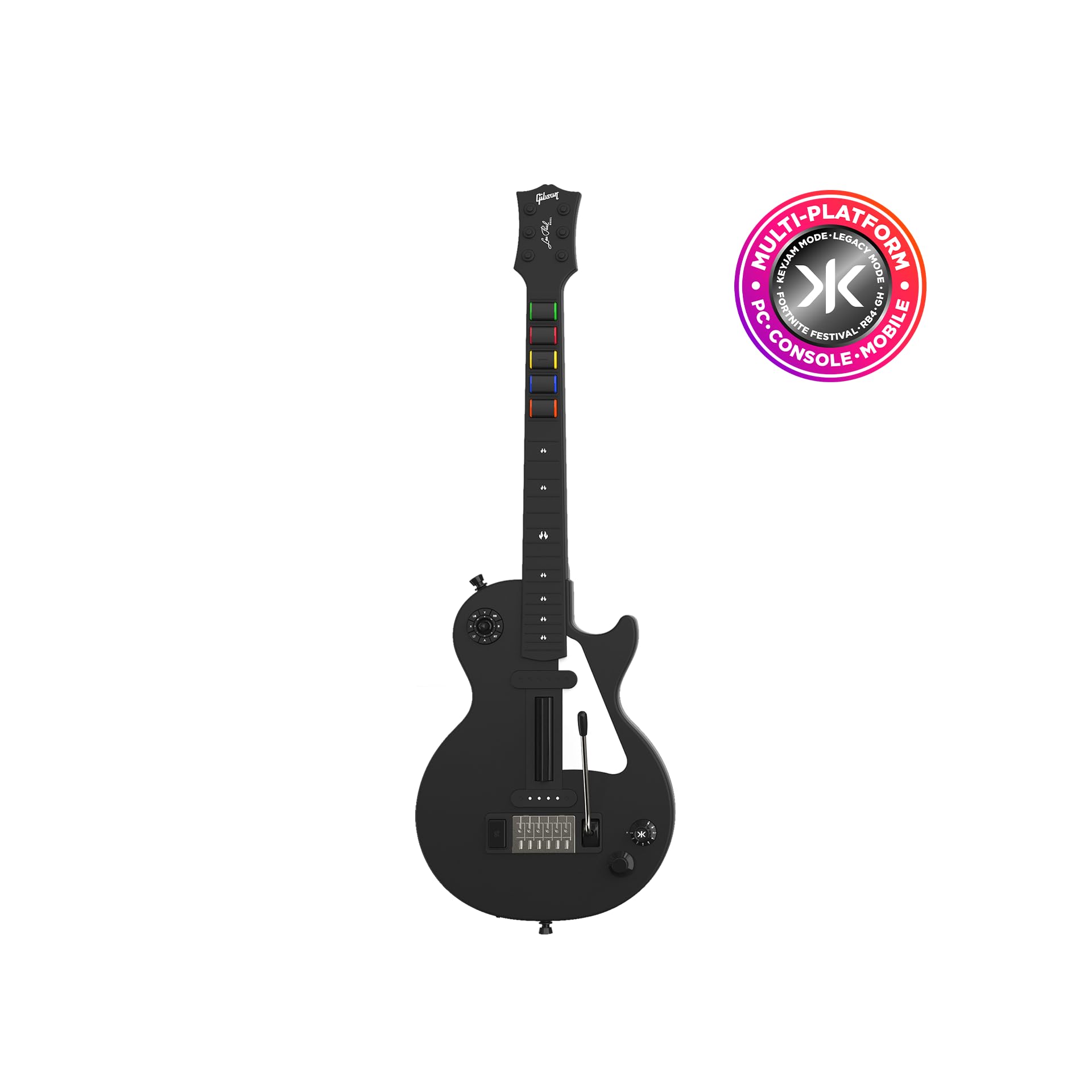 Amazon.com: CRKD Gibson Les Paul Guitar Controller - Ebony Black