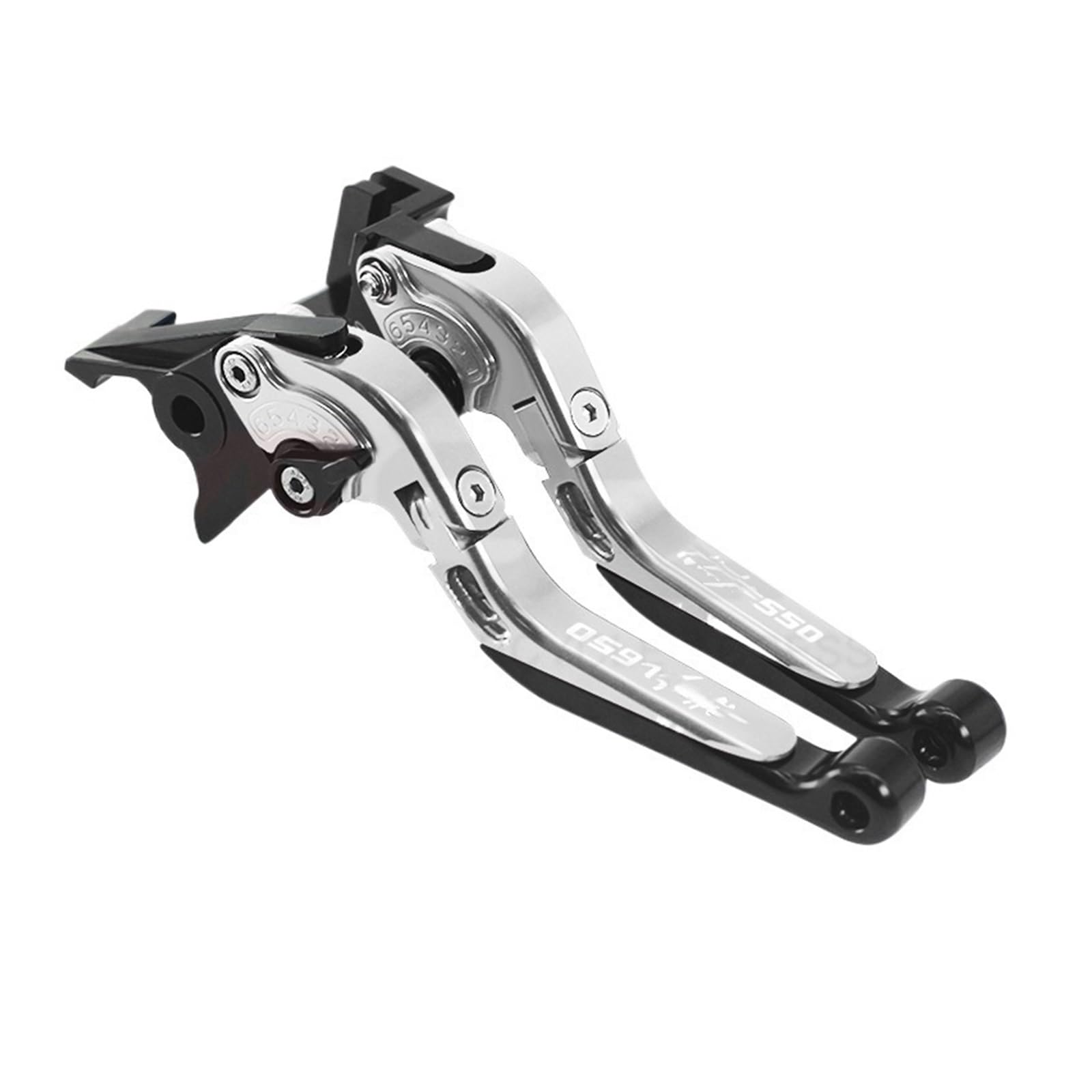 Ewsjg Silver Nin-Ja650 For Kawa&Saki Ninja650/R 2017-2023 Vul-Can/S 650 2015-2023 Motorcycle Extendable Folding Adjustable Brake Clutch Handle Levers Clutchs Brakes Handle Levers