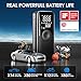 CARSUN Cordless Tire Inflator Portable Air Compressor,Car Tire Pump with Digital Dual Screen,150PSI Portable Air Pump for Car Tires with Deflation&Pressure Gauge,Suitable for Car,Motorcycles,Bicycles