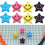 BQRKOTM 8 Piezas Antivibrador Raqueta Tenis,Amortiguador De Vibración En Diseño Antivibradores Para Jugadores De Tenis