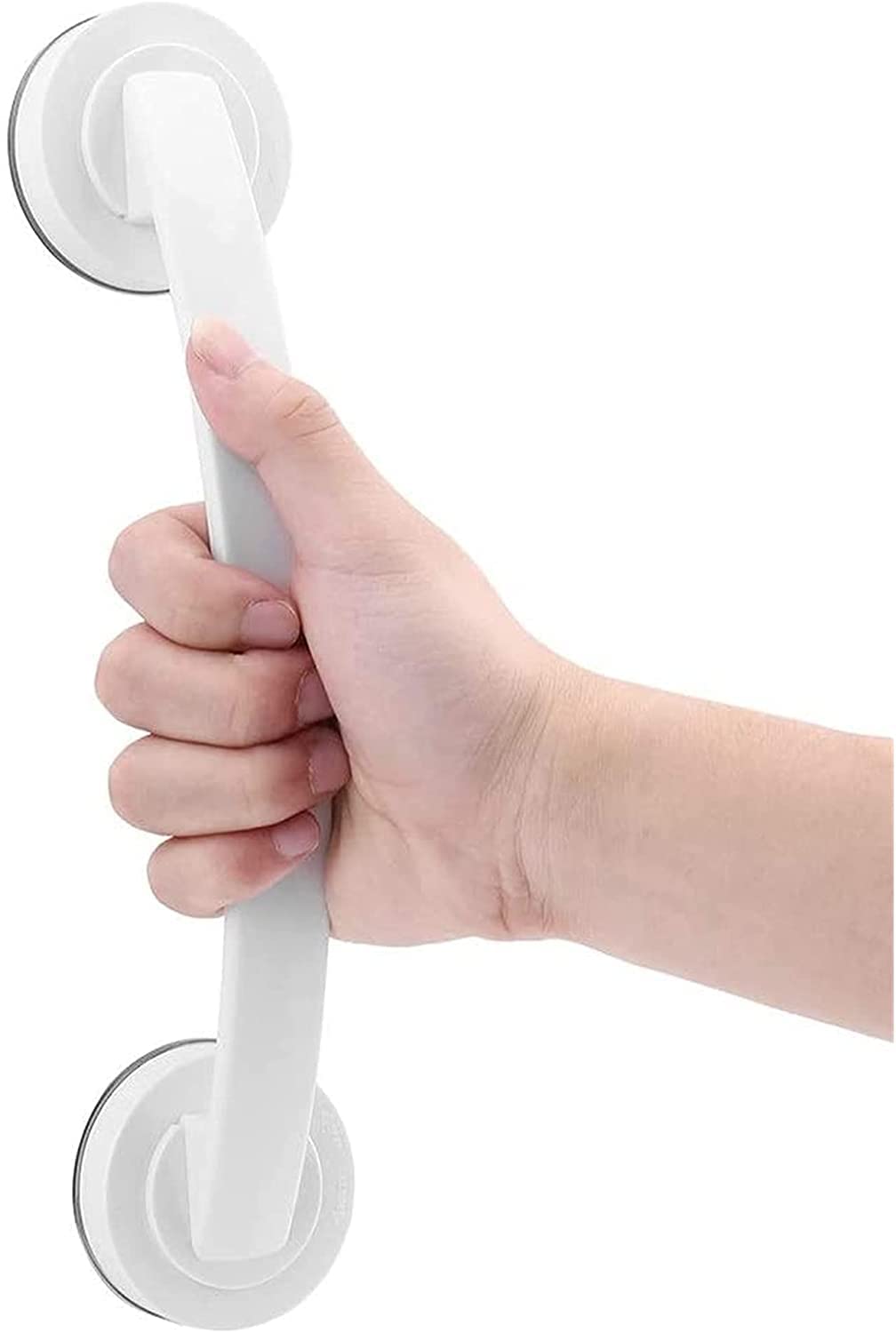 Barra de Apoyo para reposabrazos,Barra de Apoyo Antideslizante,manija para Inodoro de Ducha,pasamanos con Ventosa,manija de Seguridad para baño,Ventosa,pasamanos,Agarre para baño,bañera,ba