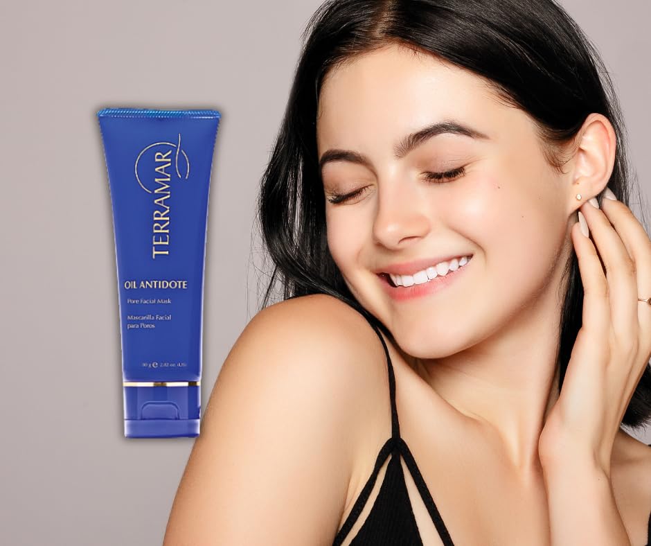 Mascarilla Facial para limpiar los Poros y Exceso de Grasa de Arcillas y Aguacate TerramarBrands