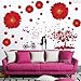 Produktbild Bedroom warm, creative, romantic room layout, stickers, living room wall stickers,Red Daisy love tree,large