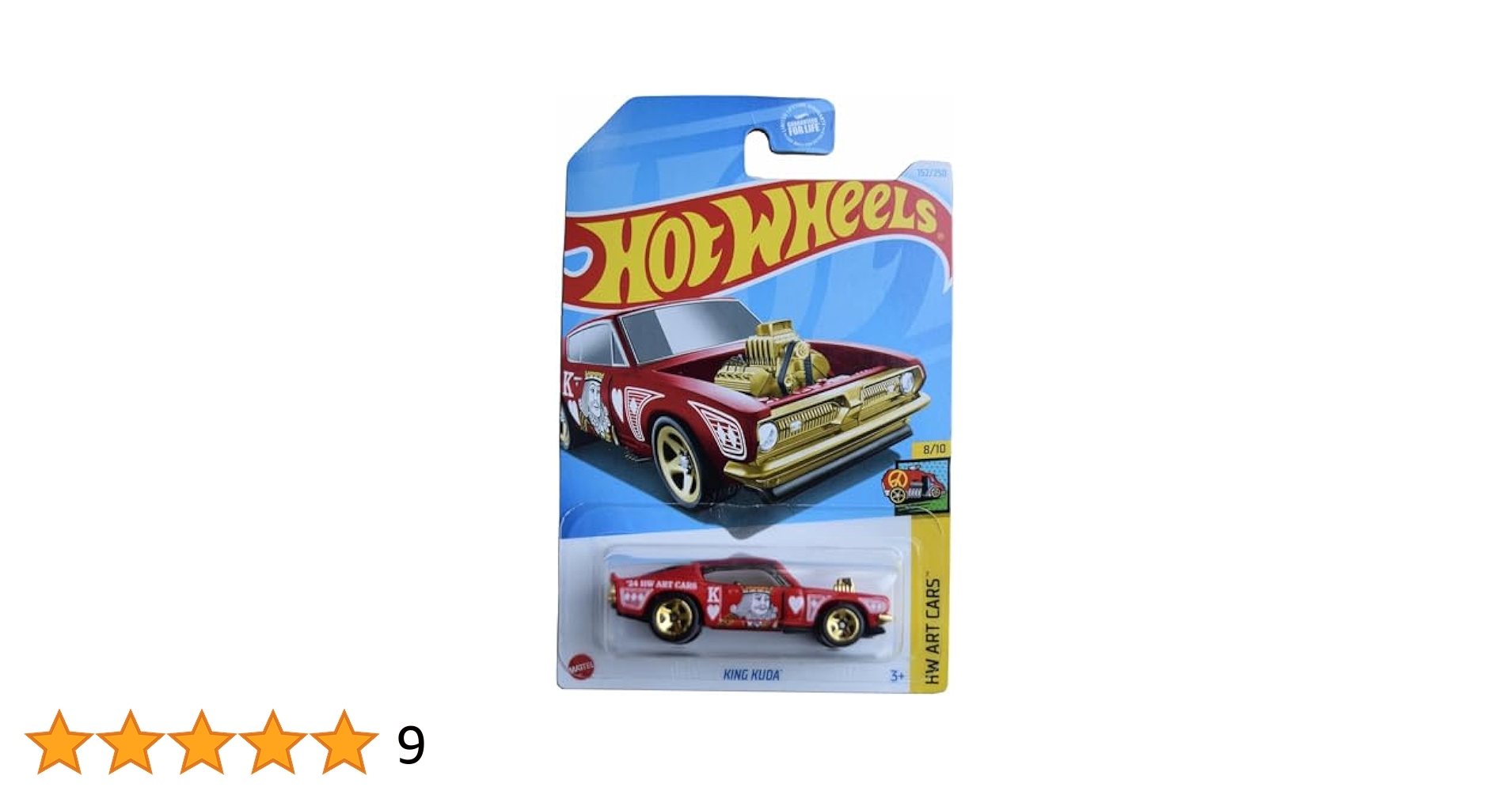 ミニカー Hot Wheels KING KUDA Amazon.com: Hot Wheels King Kuda, HW Art Cars 8/10 [red] 152